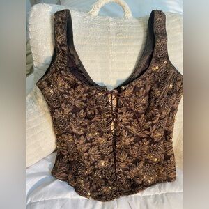 Gigi Clark Vintage Corset Brown